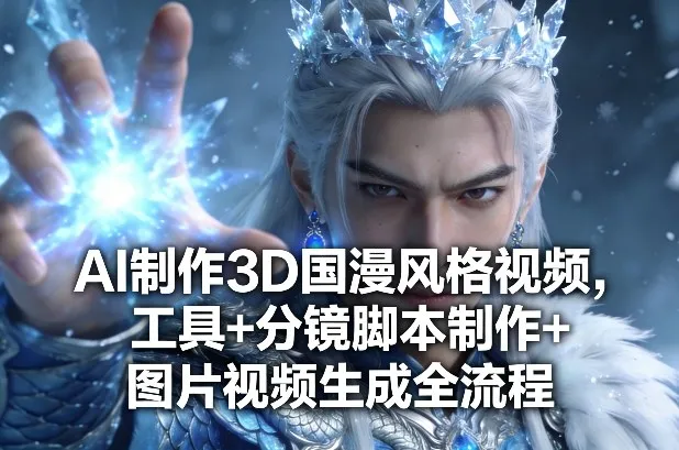 AI制作3D国漫风格视频，工具+分镜脚本制作+图片视频生成全流程-狐狸的小窝&新云工作室