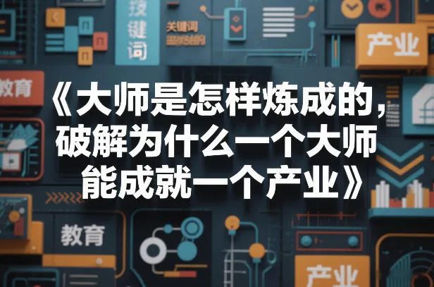 大师是怎样炼成的，破解为什么一个大师，能成就一个产业【电子书】-狐狸的小窝&新云工作室